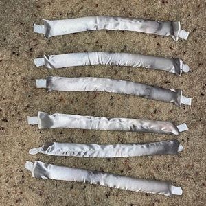 NEVER USED * SATIN HEATLESS CURL SET (6 PACK)